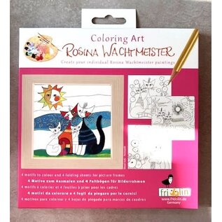 Coloring Art - Rosina Wachtmeister - 4 Kleurplaten met kader