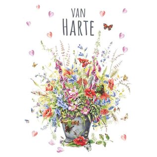 Wenskaart - Van Harte - 120x170mm