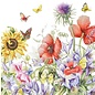 Wenskaart - Wilde bloemen - 120x122mm