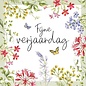 Wenskaart - Fijne verjaardag - 140x140mm