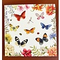 Wenskaart - Lente Vlinders - 140x140mm