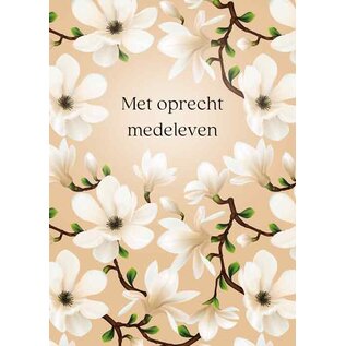 Wenskaart - Met oprecht medeleven - 120x170mm