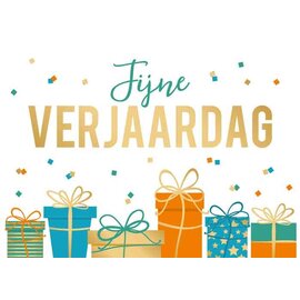 Wenskaart - Fijne VERJAARDAG - 120x170mm