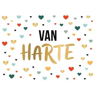 Wenskaart - Van Harte - 120x170mm