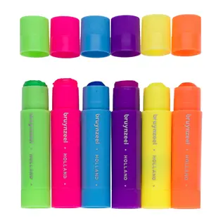 Plakkaatverf sticks set Neon | 6 kleuren