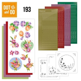 Nr. 193 Dot And Do Orchid By Jeanine's Art