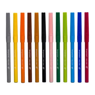 Viltstiften set | 12 kleuren