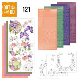 Dot and Do nr.121 bloemen en vlinders
