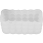 Siliconen vorm - kaarsenmal - bubbels ca. 12x6cm