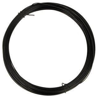 Metaaldraad zwart 1,2 mm x 5m