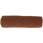 Rol met donkerbruine stof "Schapenvacht" 30 cm x 1 m