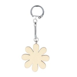 Sleutelhanger Bloem - 4.5X4.5 CM -