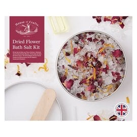 Badzout met bloemen set - Dried Flower Bath Salt Kit