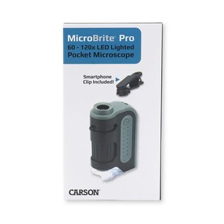 CARSON Pocket Microscoop met Smartphone Adapter