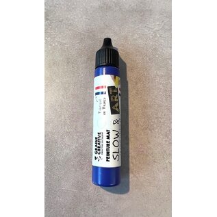 Slow & art verf 30ml - 3D - Blauw