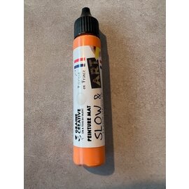 Slow & art verf 30ml - 3D - Mat oranje