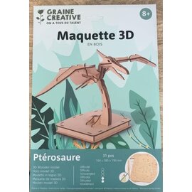 3D houten model - PTEROSAURE