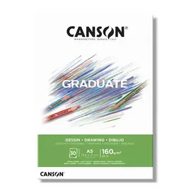 Canson  - Graduate - Drawing Dessin papier 160g/m² A5
