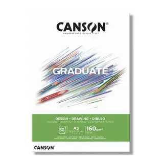 Canson  - Graduate - Drawing Dessin papier 160g/m² A5