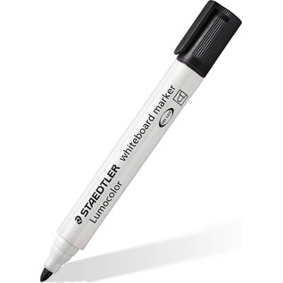 STAEDTLER Lumocolor whiteboard marker met ronde punt - Zwart