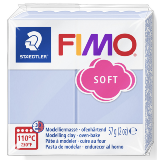 FIMO Soft Boetseerklei 57g LICHTBLAUW