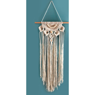 Macrame kit - Schelp ecru