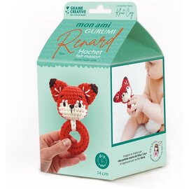 Haakpakket Amigurumi  Rammelaar Vos