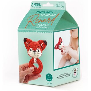 Haakpakket Amigurumi  Rammelaar Vos