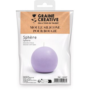 Siliconen kaarsenmal - Sphere - 5,5 cm