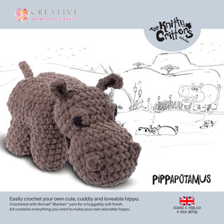 Knitty Critters – Hippo – Pippapotamus
