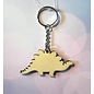 Houten sleutelhanger Stegosaurus - DINO