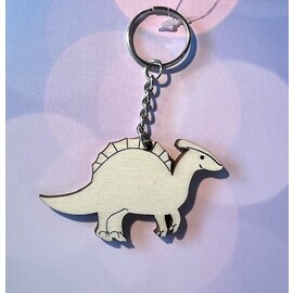 Houten sleutelhanger Brachiosaurus - DINO - 7 cm x 4 cm