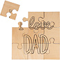 HOUTEN PUZZEL - I Love DAD