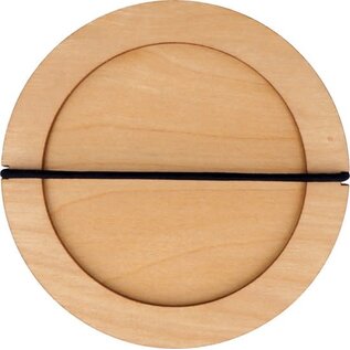 Rond houten macramé sjabloon 16cm