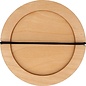 Rond houten macramé sjabloon 16cm