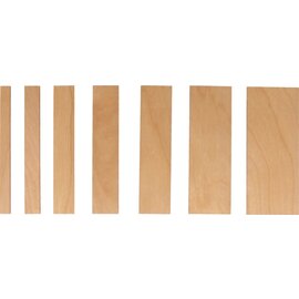 7 houten afstandhouders voor macramé