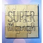 houten puzzel - SUPER Maman