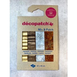 Decopatch papier Mix & Patch 4vellen 30x40cm