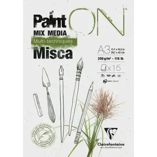 Paint On mixed media blok A3 Misca 15 vellen 250g/m²