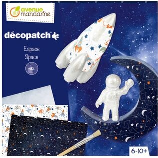 Decopatch Space Kit creatieve 8-delige set