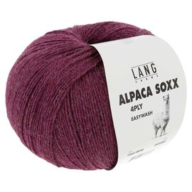 Lang Yarns Alpaca Soxx 4-draad 1062.0046 paars bad 353383 - 100g.