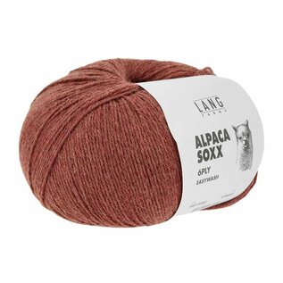 Lang Yarns ALPACA SOXX 6-PLY 0060 zacht rood bad 305025 150g