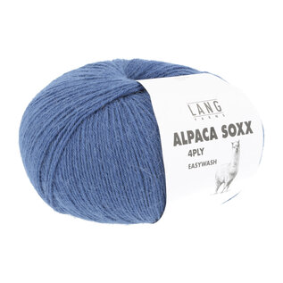 Lang Yarns ALPACA SOXX 4-PLY 0010 blauw bad 346349