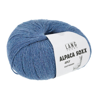 Lang Yarns ALPACA SOXX 4-PLY 0020 blauw bad 355129