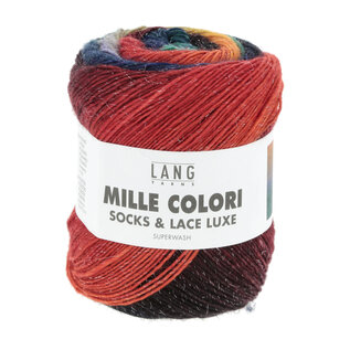 Lang Yarns Mille Colori socks & lace luxe 0208 bad 2784