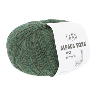 Lang Yarns ALPACA SOXX 4-PLY 0098 groen bad 346331 100g