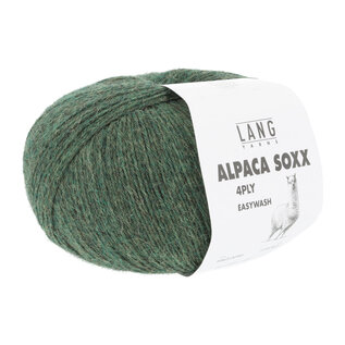 Lang Yarns Copy of ALPACA SOXX 4-PLY 0098 groen bad 285067 100g