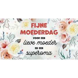 Wenskaart Moederdag - Fijne Moederdag