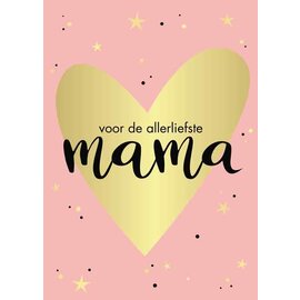 Wenskaart Moederdag - Voor de allerliefste mama