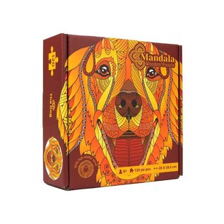 Logica Giochi Mandala Houten Legpuzzel Hond/ Dog, 24,7×28,5cm